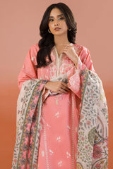 Zellbury Unstitched 3 Piece Dyed Cotton Collection'2025-WUC-0058