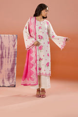 Zellbury Unstitched 3 Piece Dyed Cotton Collection'2025-WUC-0067