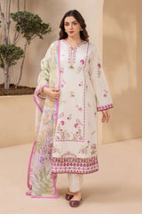 Zellbury Unstitched 3 Piece Lawn Vol-03 Suit-WUC25E30210