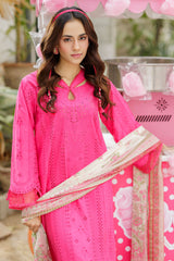 Zellbury Unstitched 3 Piece Chikankari Cotton Suit-WUC25E34031