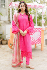 Zellbury Unstitched 3 Piece Chikankari Cotton Suit-WUC25E34031