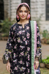 Zellbury Unstitched 3 Piece Chikankari Cotton Suit-WUC25E34042
