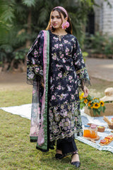 Zellbury Unstitched 3 Piece Chikankari Cotton Suit-WUC25E34042
