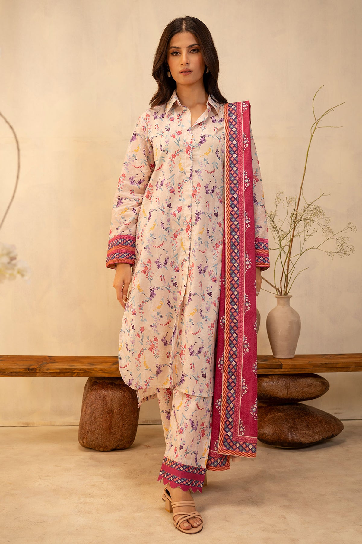 Zellbury Unstitched 3 Piece Summer Collection'2025-WUS-0054