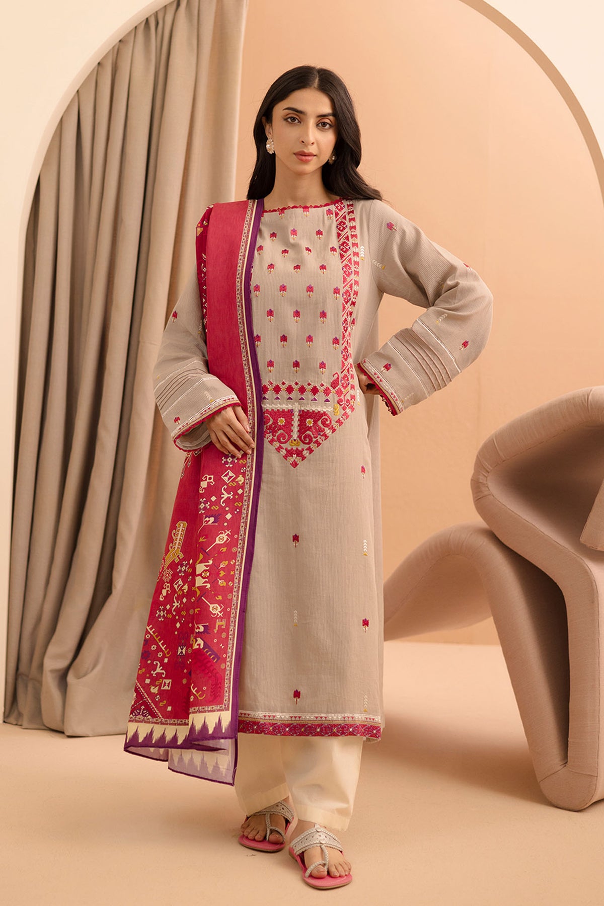 Zellbury Unstitched 3 Piece Summer Collection'2025-WUS-0062