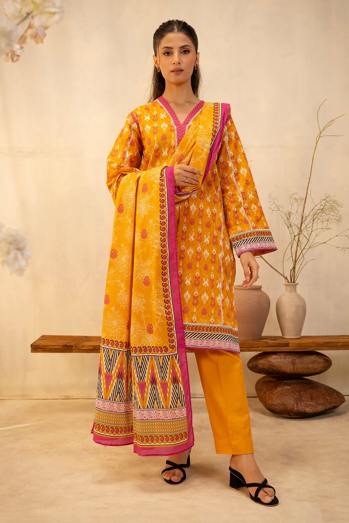 Zellbury Unstitched 3 Piece Summer Lawn Vol-02 Collection'2025-WUS-0124