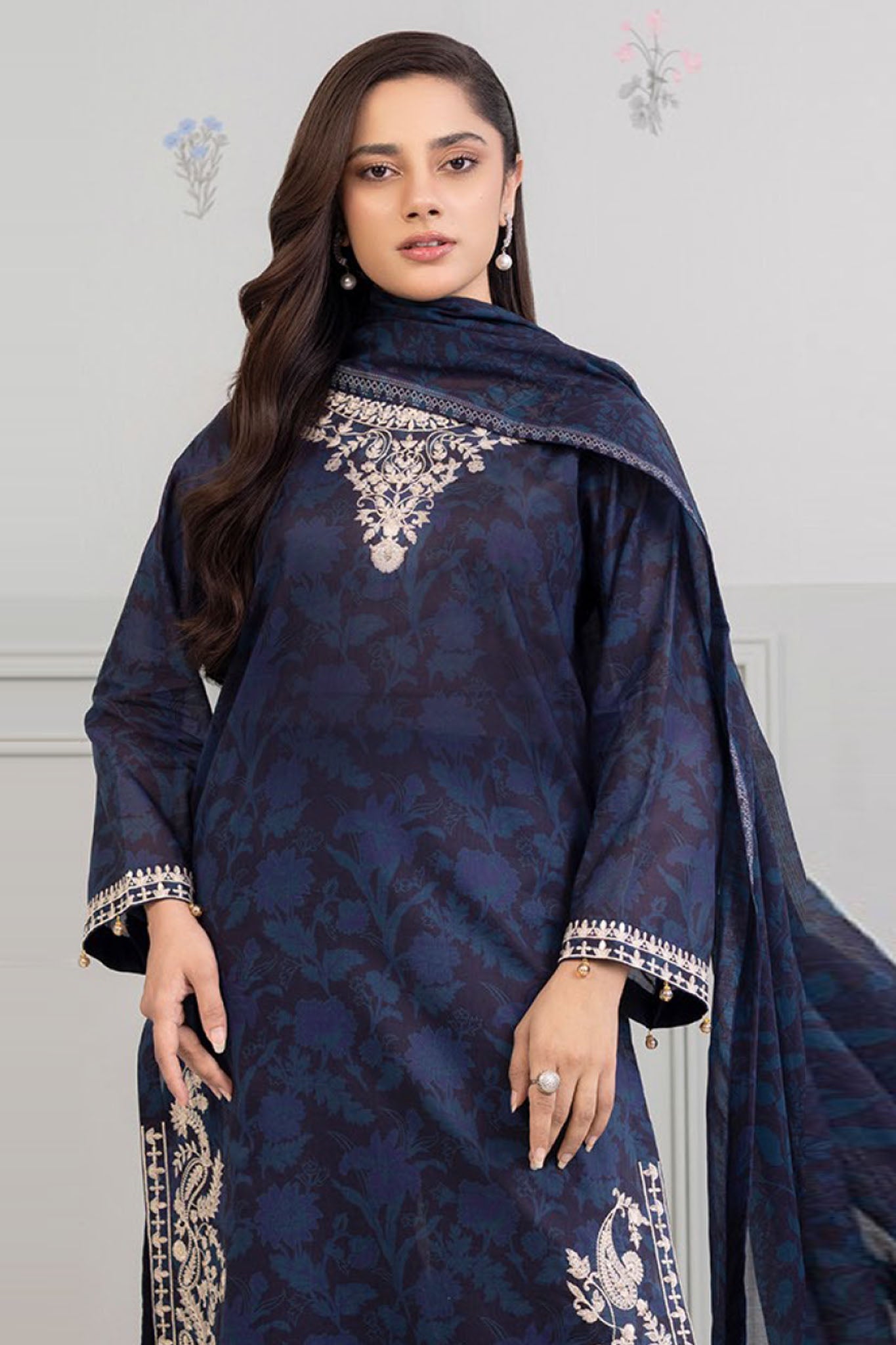 Zellbury Unstitched 3 Piece Lawn Vol-04 Collection'2025-WUS-0339