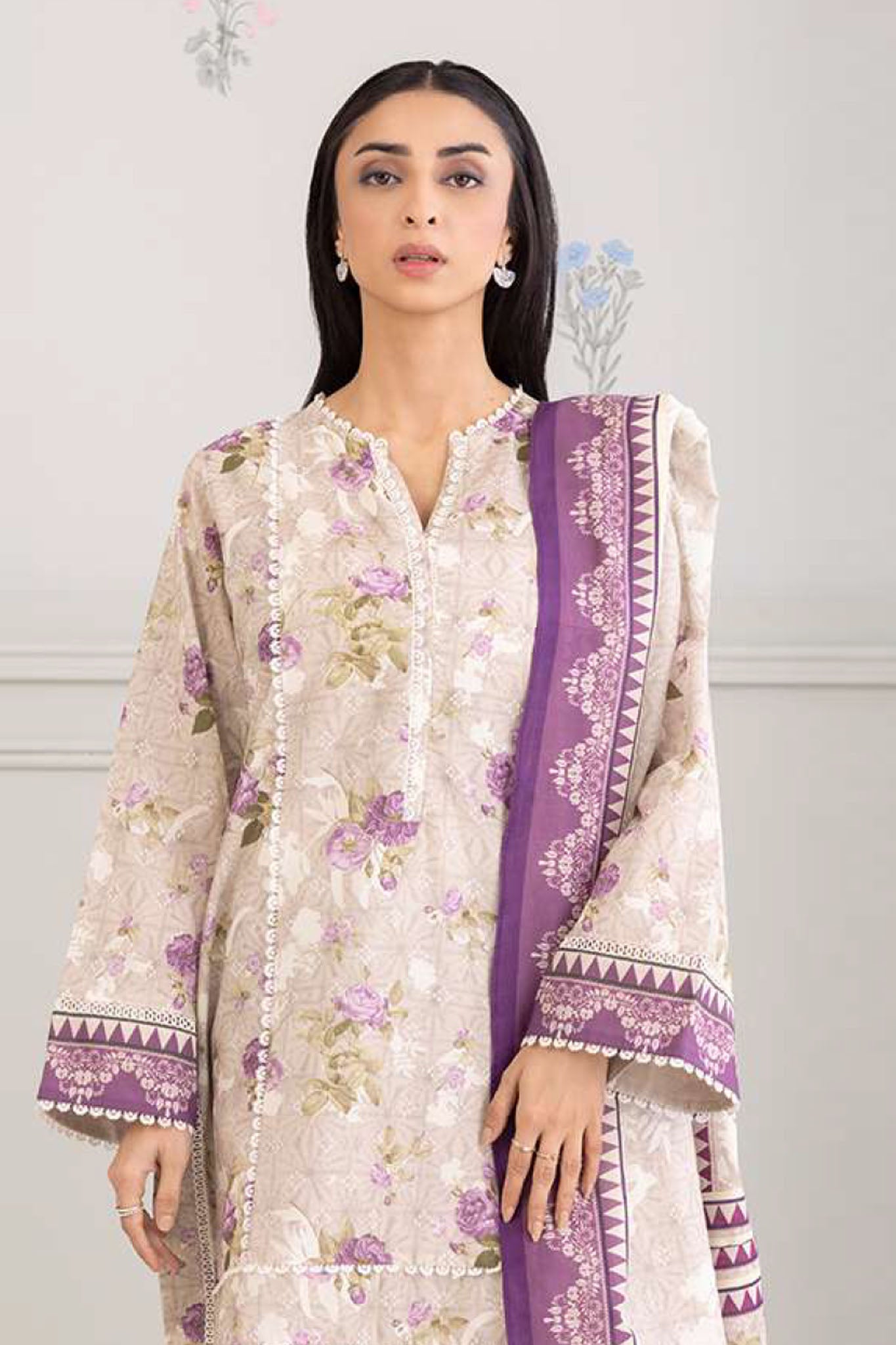 Zellbury Unstitched 2 Piece Lawn Vol-05 Collection'2025-WUS-0628