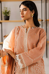 Zellbury Unstitched 3 Piece Chikankari Vol-02 Collection'2025-WUS-0803