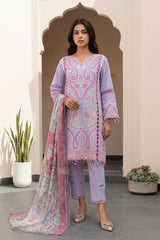 Zellbury Unstitched 3 Piece Lawn Vol-06 Suit-WUS25E30614
