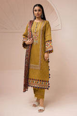 Zellbury Unstitched 3 Piece Lawn Vol-03 Suit-WUS25E30616