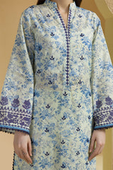 Zellbury Unstitched 3 Piece Lawn Suit-WUS-30677