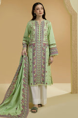 Zellbury Unstitched 2 Piece Lawn Suit-WUS-25712