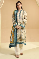 Zellbury Unstitched 2 Piece Lawn Suit-WUS-25718