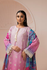 Zellbury Unstitched 3 Piece Lawn Vol-07 Suit-WUS26E30443