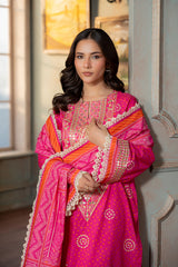 Zellbury Unstitched 3 Piece Lawn Vol-06 Suit-WUS26E30502