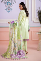 Zellbury Unstitched 3 Piece Lawn Vol-06 Suit-WUS26E30506