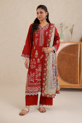 Zellbury Unstitched 3 Piece Lawn Vol-06 Suit-WUS26E30511