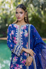Zellbury Unstitched 3 Piece Lawn Vol-07 Suit-WUS26E30519