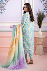 Zellbury Unstitched 3 Piece Lawn Vol-03 Suit-WUS26E30569