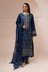 Zellbury Unstitched 3 Piece Lawn Vol-07 Suit-WUS26E30650