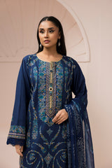 Zellbury Unstitched 3 Piece Lawn Vol-07 Suit-WUS26E30650