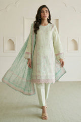 Zellbury Unstitched 3 Piece Lawn Vol-07 Suit-WUS26E30653