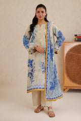 Zellbury Unstitched 3 Piece Lawn Vol-06 Suit-WUS26E30705