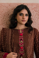 Zellbury Unstitched 3 Piece Lawn Vol-07 Suit-WUS26E30707