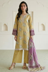 Zellbury Unstitched 3 Piece Lawn Vol-07 Suit-WUS26E30709