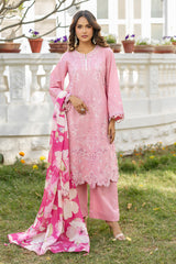 Zellbury Unstitched 3 Piece Lawn Vol-07 Suit-WUS26E30724