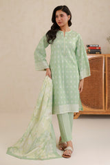Zellbury Unstitched 3 Piece Lawn Vol-07 Suit-WUS26E30780