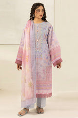 Zellbury Unstitched 3 Piece Digital Printed Lawn Suit-WUS26X30415