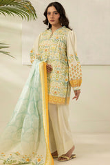 Zellbury Unstitched 3 Piece Digital Printed Lawn Suit-WUS26X30417