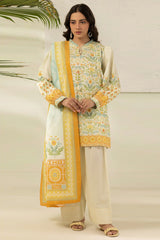 Zellbury Unstitched 3 Piece Digital Printed Lawn Suit-WUS26X30417