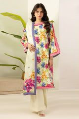 Zellbury Unstitched 3 Piece Digital Printed Lawn Suit-WUS26X30419