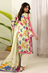 Zellbury Unstitched 3 Piece Digital Printed Lawn Suit-WUS26X30419