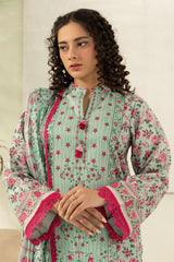 Zellbury Unstitched 3 Piece Digital Printed Lawn Suit-WUS26X30477