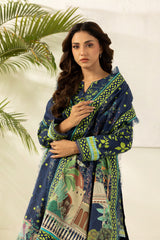 Zellbury Unstitched 3 Piece Lawn Edit 5 Suit-WUS26X30484