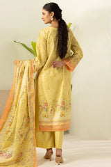 Zellbury Unstitched 3 Piece Digital Printed Lawn Suit-WUS26X30486