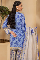 Zellbury Unstitched 3 Piece Lawn Suit-WUS-30492