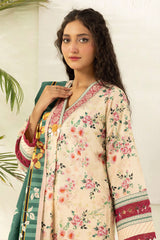 Zellbury Unstitched 3 Piece Digital Printed Lawn Suit-WUS26X30536