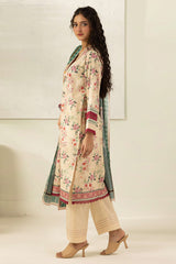 Zellbury Unstitched 3 Piece Digital Printed Lawn Suit-WUS26X30536