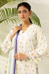 Zellbury Unstitched 3 Piece Digital Printed Lawn Suit-WUS26X30552