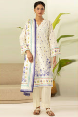Zellbury Unstitched 3 Piece Digital Printed Lawn Suit-WUS26X30552