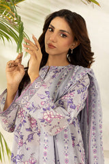 Zellbury Unstitched 3 Piece Digital Printed Lawn Suit-WUS26X30676
