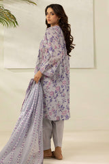 Zellbury Unstitched 3 Piece Digital Printed Lawn Suit-WUS26X30676