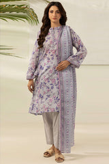 Zellbury Unstitched 3 Piece Digital Printed Lawn Suit-WUS26X30676