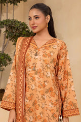 Zellbury Unstitched 3 Piece Digital Printed Lawn Suit-WUS26X30678