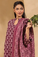 Zellbury Unstitched 3 Piece Digital Printed Lawn Suit-WUS26X30681